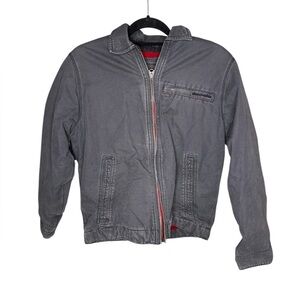 Abercrombie men’s Reliable Outdoor Goods jacket in gray size XL